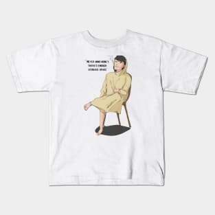 Man with raincoat Kids T-Shirt